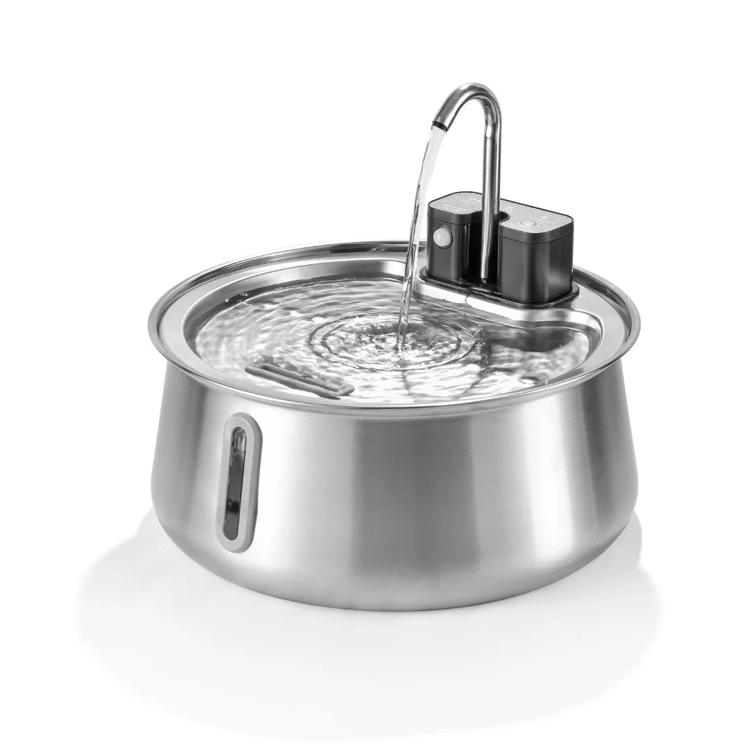 WhiskerWell™ Stainless Steel Pet Fountain